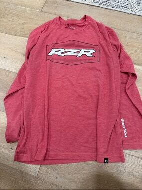 Polaris RZR Men's Long Sleeve Tee - Red